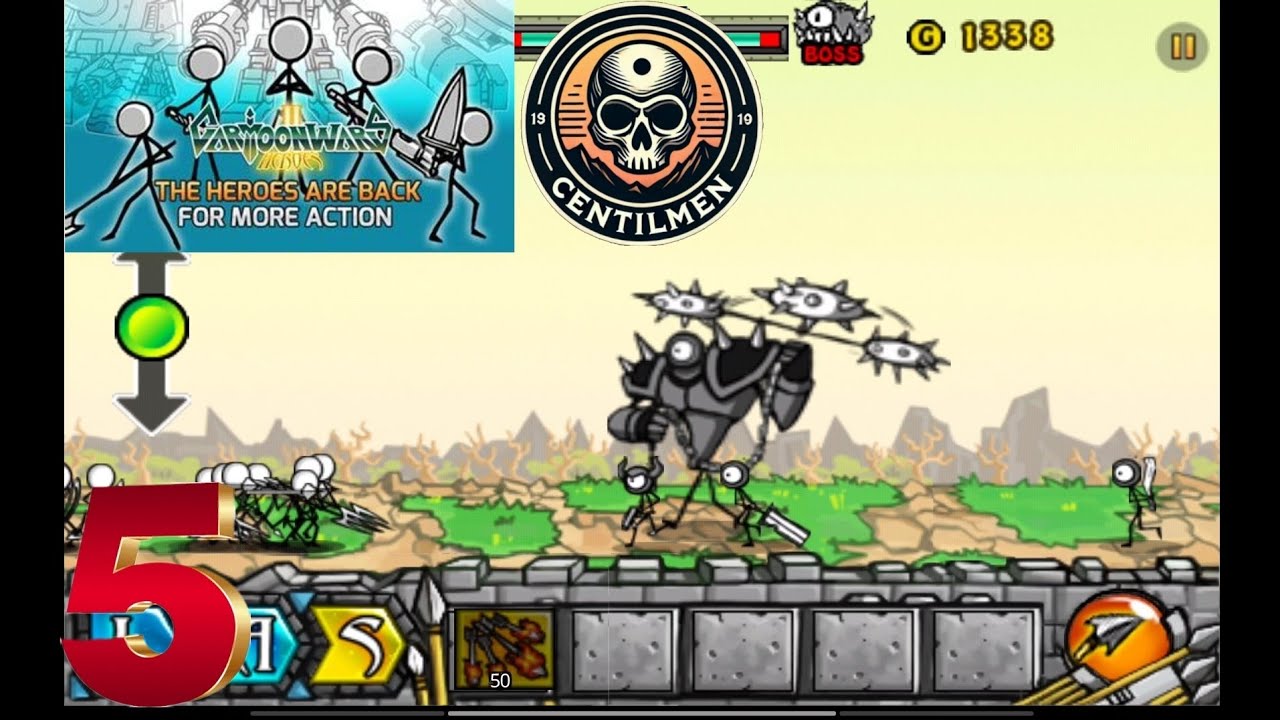 İLK BOSS VE ACT 1 SONU - CARTOON WARS 2 #5