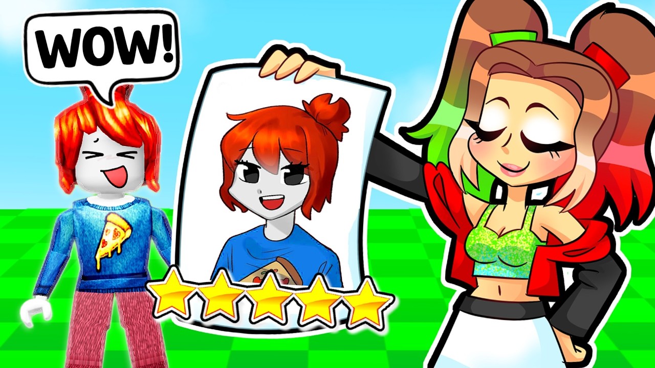 I Drew YOUR AVATARS in Roblox Draw Me..