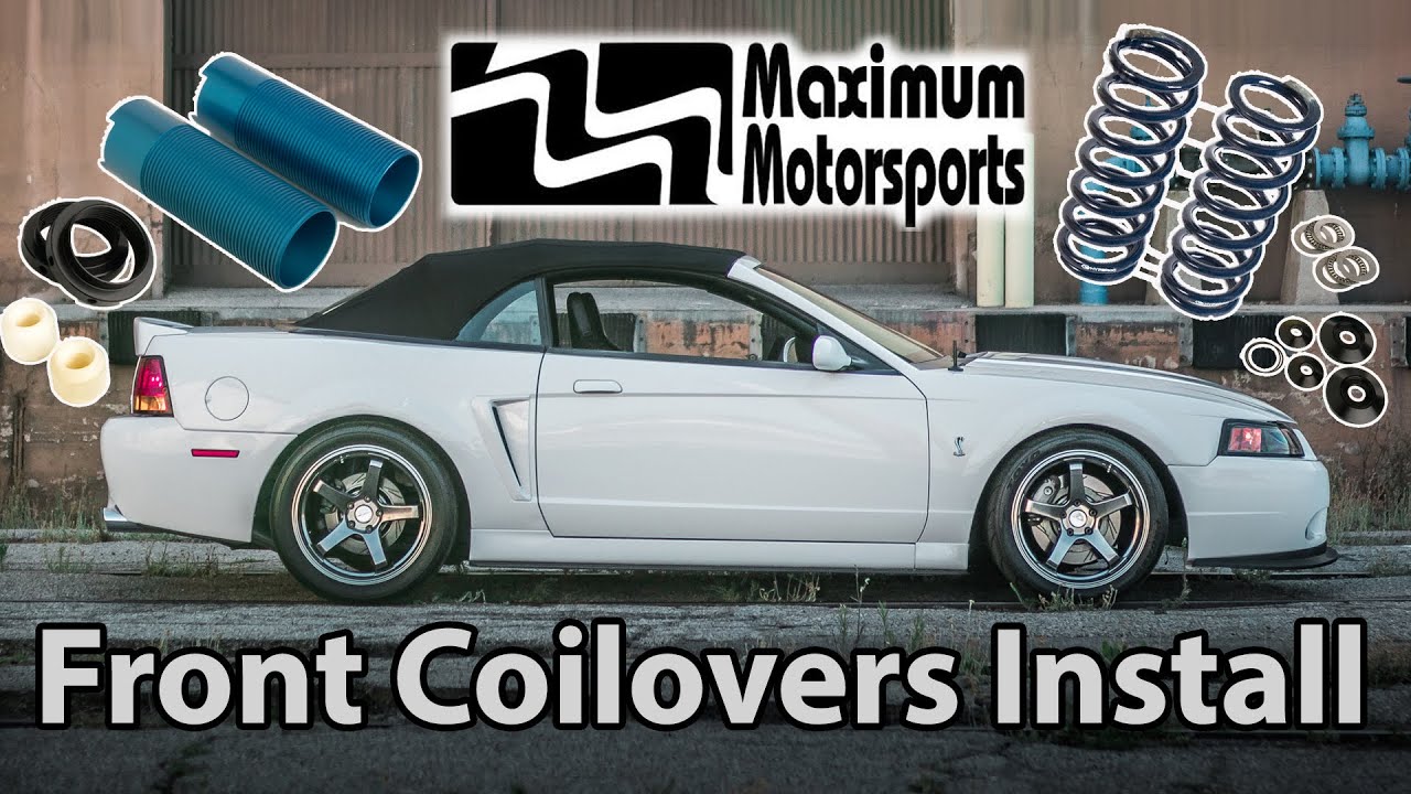 HOW TO INSTALL Maximum Motorsports Front Coilovers | 1979-2004 Mustang