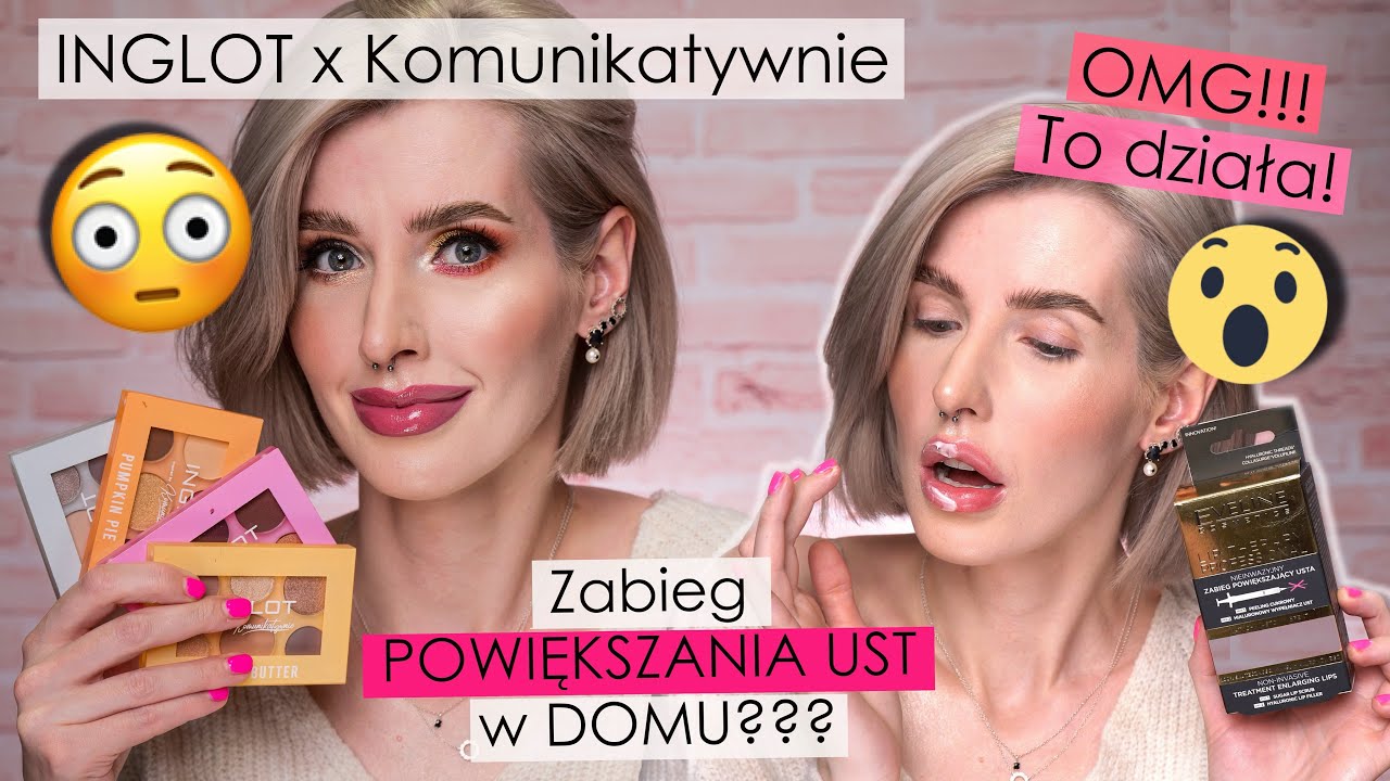 TEST INGLOT x Komunikatywnie i ZABIEG POWIĘKSZAJĄCY USTA w Domu który DZIAŁA!😲