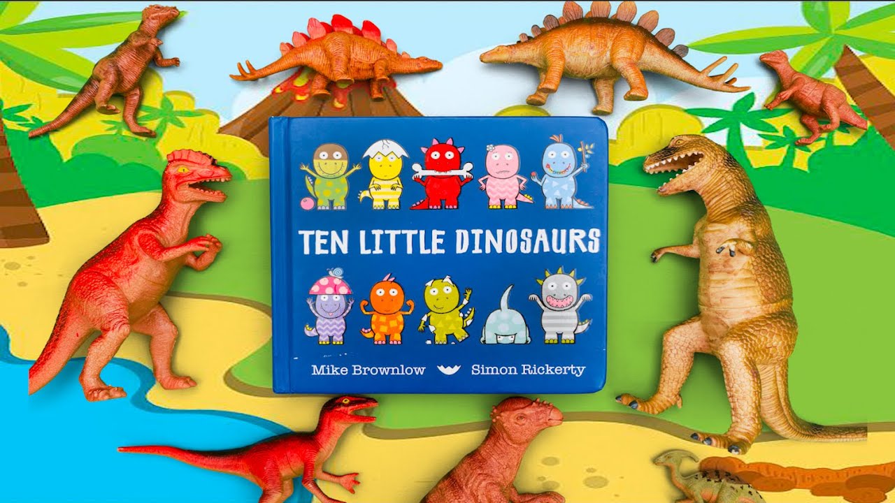 10 Little Dinosaurs Animated Book | Caper Corner Story Time