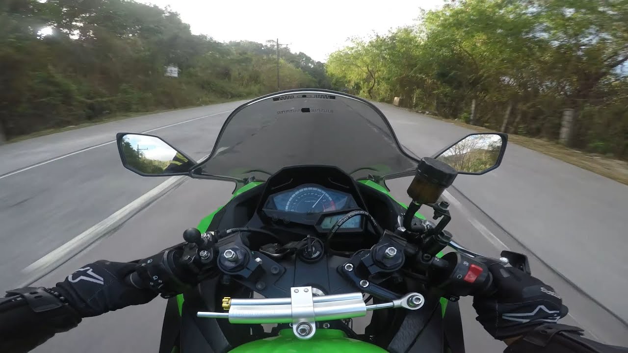Kawasaki Ninja 300 + custom full exhaust | Marilaque twisties | pure sound ride | POV [4K] | 01