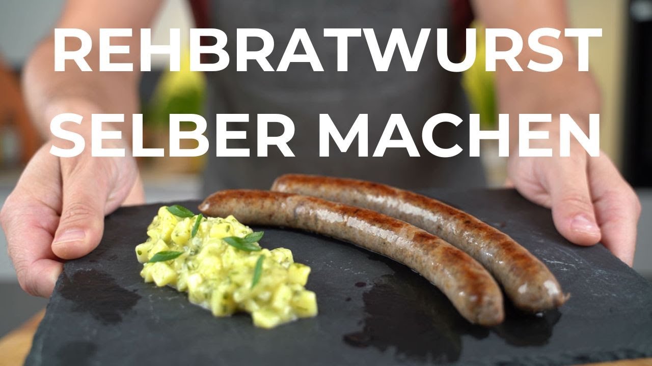 Rehbratwurst selber machen - Ein Leckerbissen