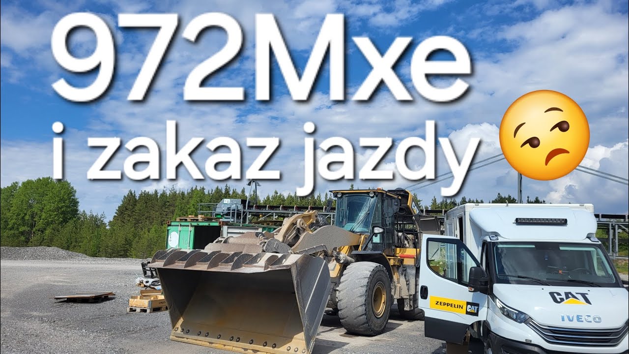 Serwis Cat 972Mxe i pęknięte mocowanie wału