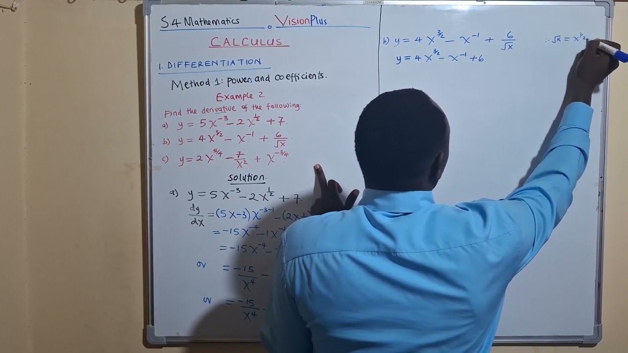 Negative & Fractional Powers Example 2