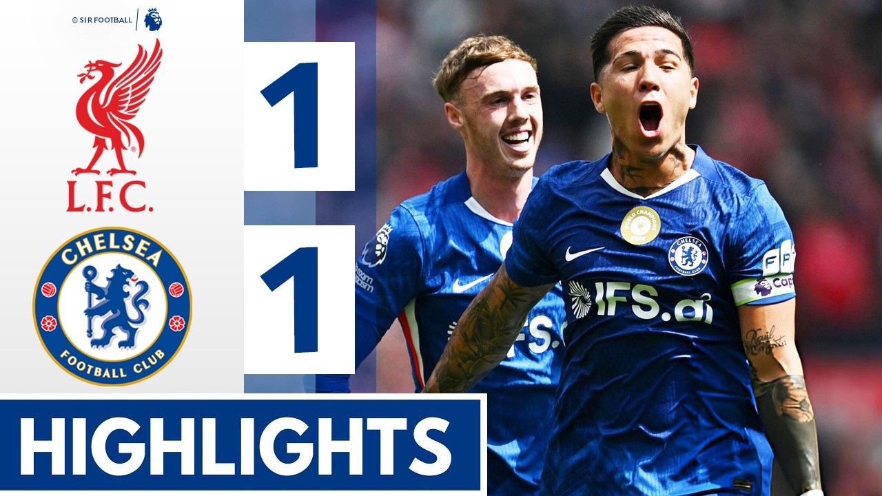 Liverpool vs Chelsea 1-1 - Highlights - Enzo Fernandez & Gravenberch Goals - Premier League 2026