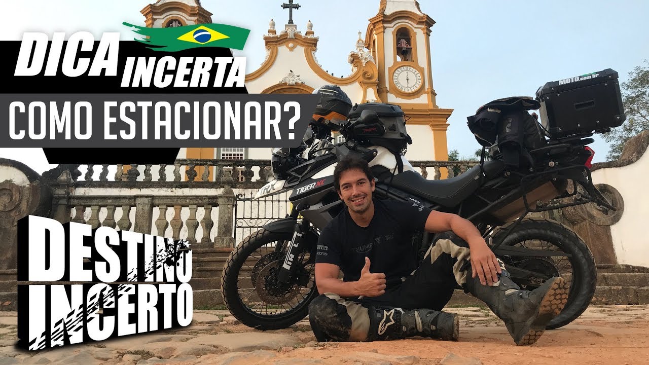 COMO ESTACIONAR A MOTO - dica incerta #12