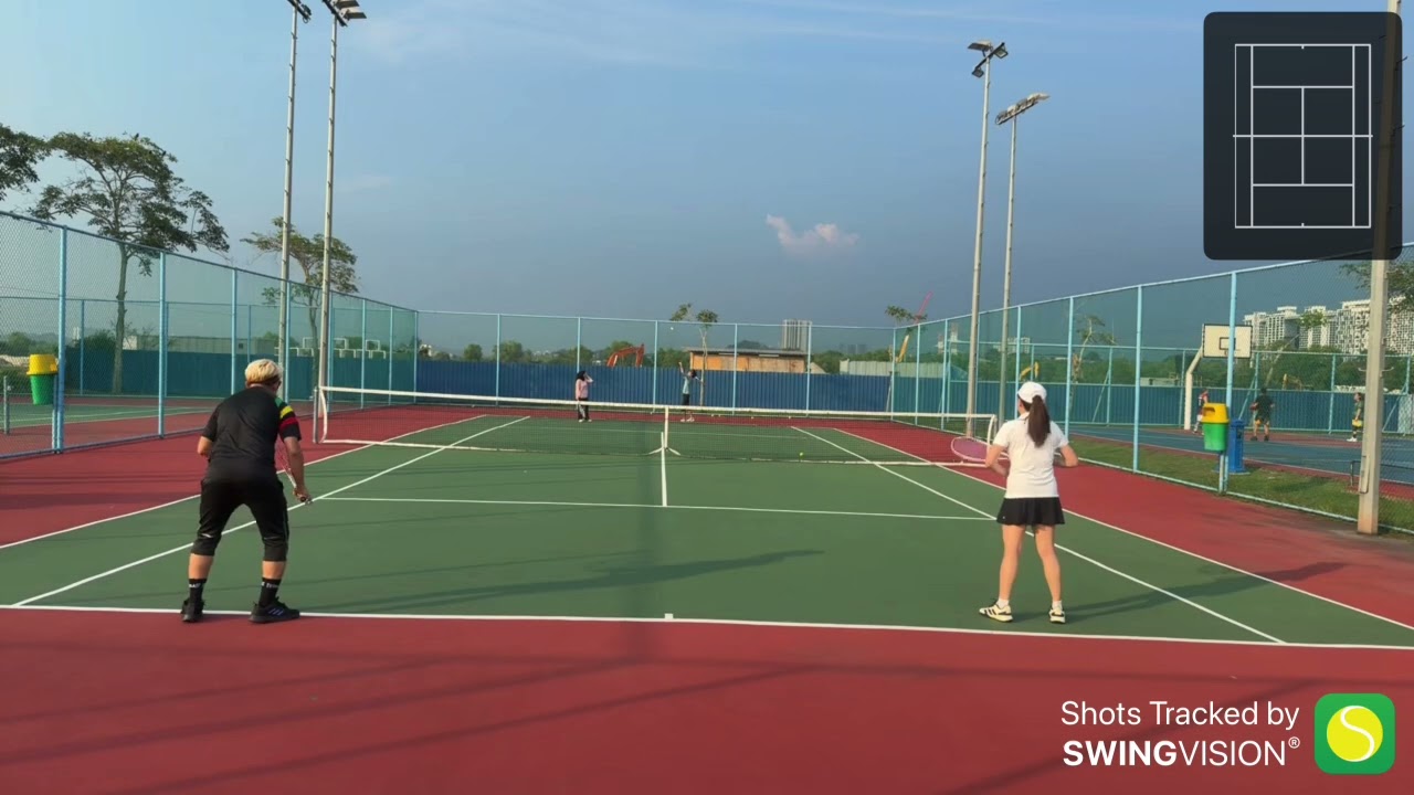 Friendly Tennis Double Match I