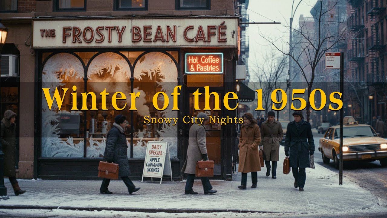 Memories of Winter 1950s | Jazz & Big Band Classics – Snowy New York Nights