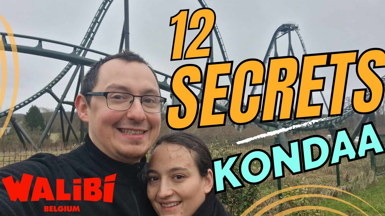 12 SECRETS INCROYABLES sur le MEGA COASTER KONDAA WALIBI BELGIUM