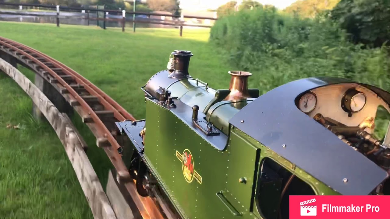 5 inch Gauge Prairie Firefly running at Southport Model Engineering Society