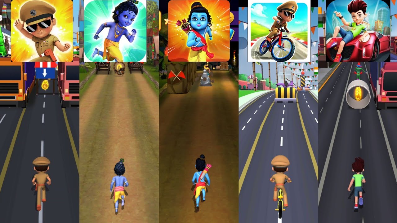 Little Singham 🆚 Little Krishna 🆚 Little Ram 🆚 Little Singham Cycle Race 🆚 Kicko & Super Speedo