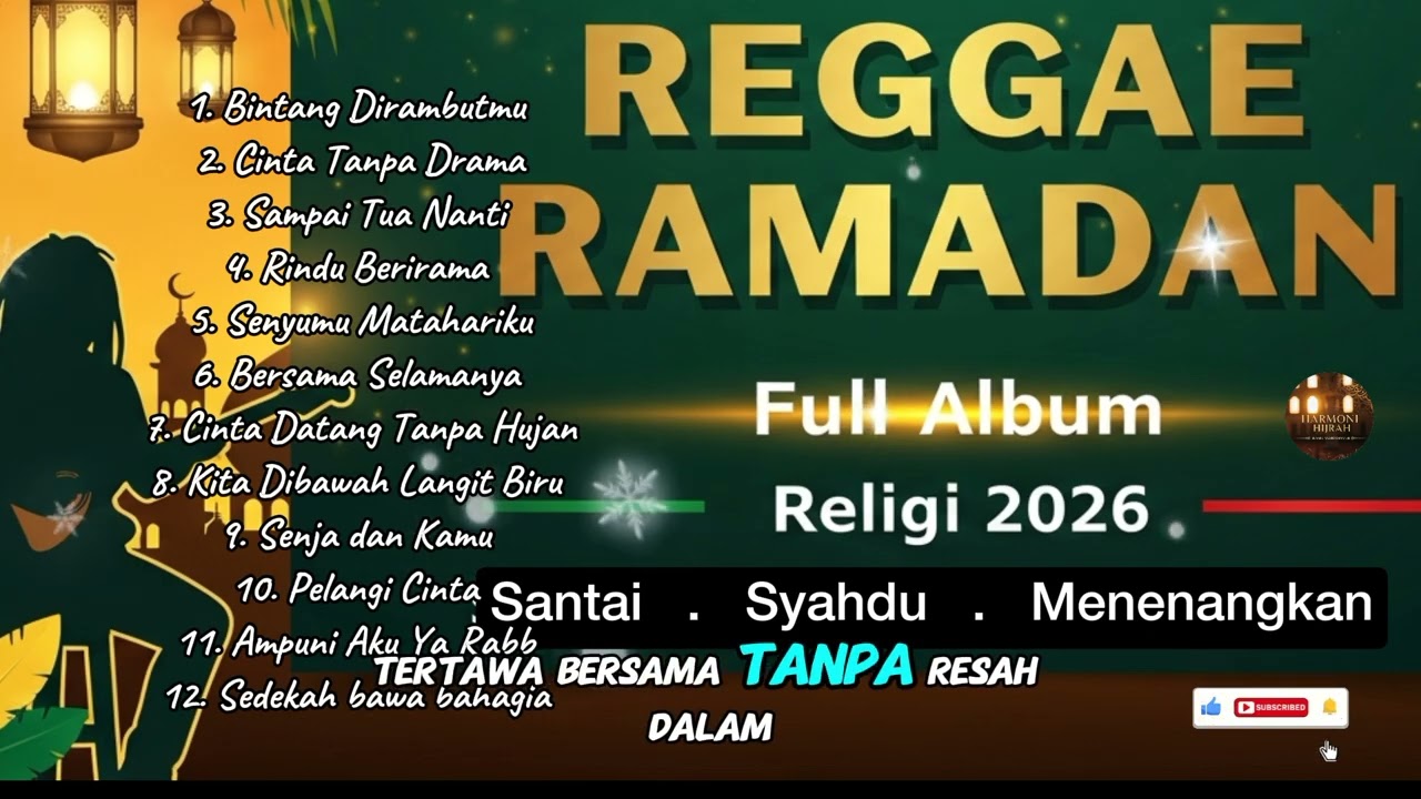 REGGAE RAMADAN TERBARU 2026 🌴 Musik Reggae Religi Teman Beraktivitas Maupun Saat Santai Full Album