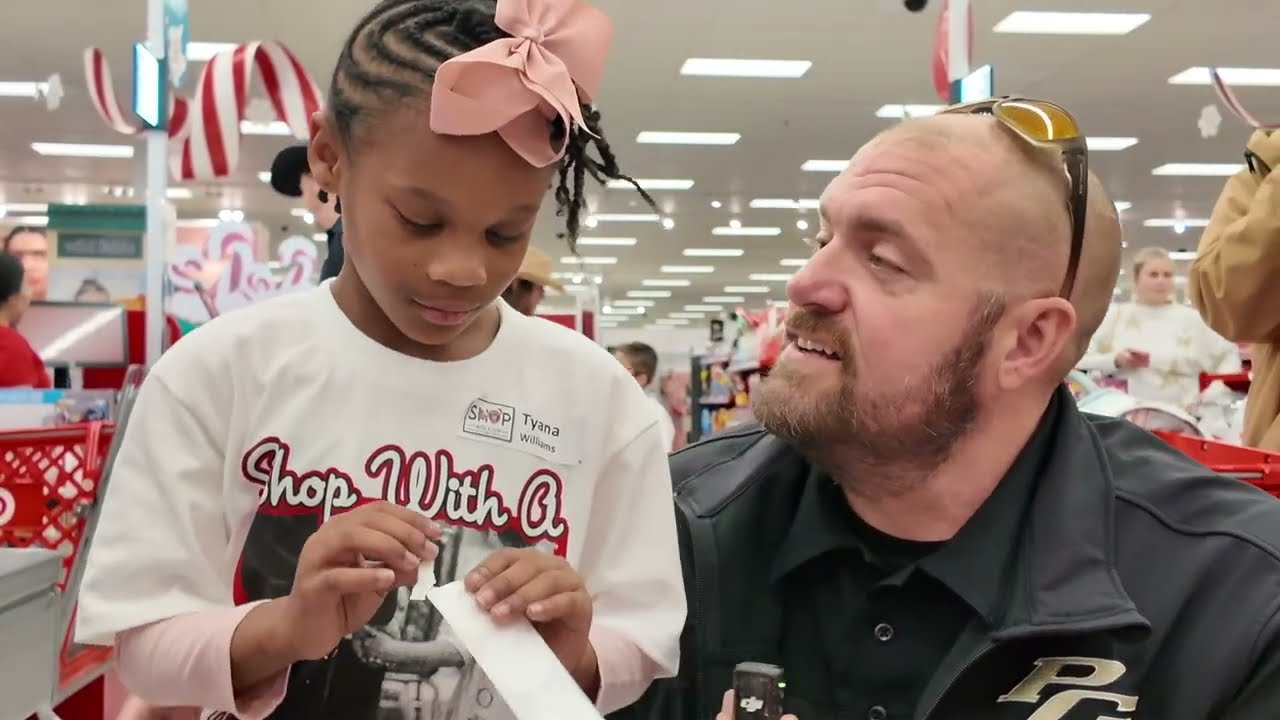 Shop With a Cop events span Texarkana, bringing together public servants and children for fun.