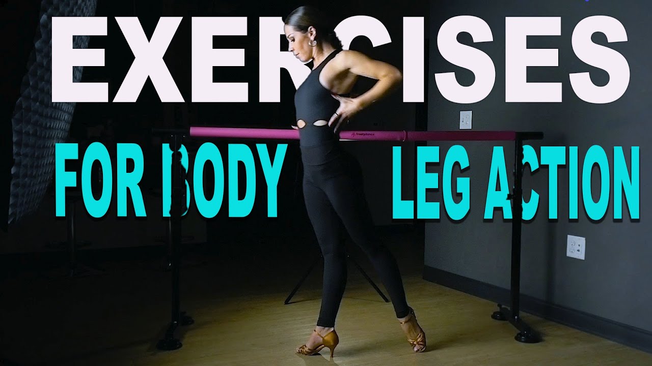 Exercises For Body And Leg Action / Ballroom Dance Lesson / Valeria Khrapak / Ballet Barre