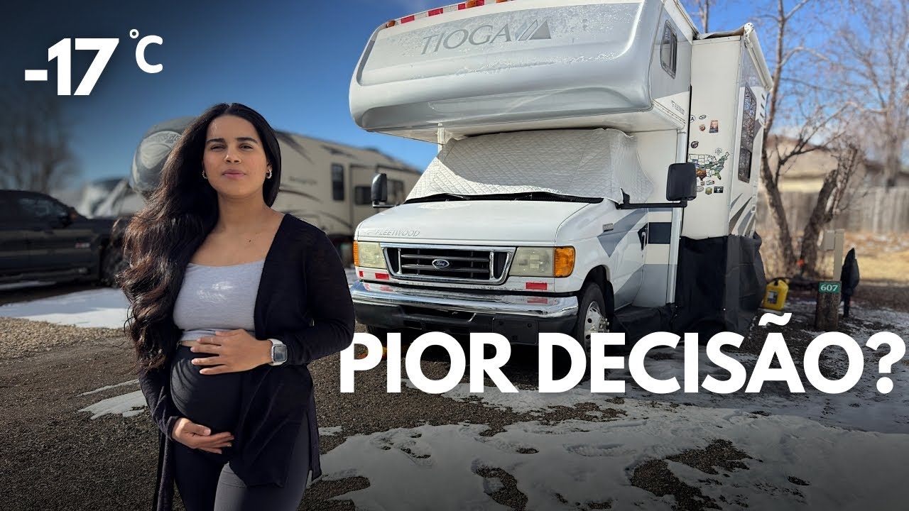 vida num MOTORHOME GRÁVIDA de 5 meses - Muito DIFÍCIL?