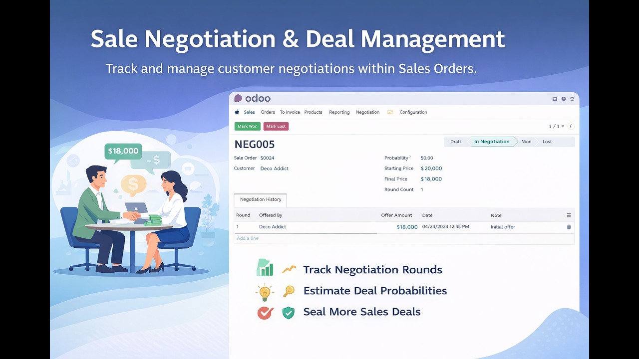 Sale Negotiation & Deal Management | Odoo