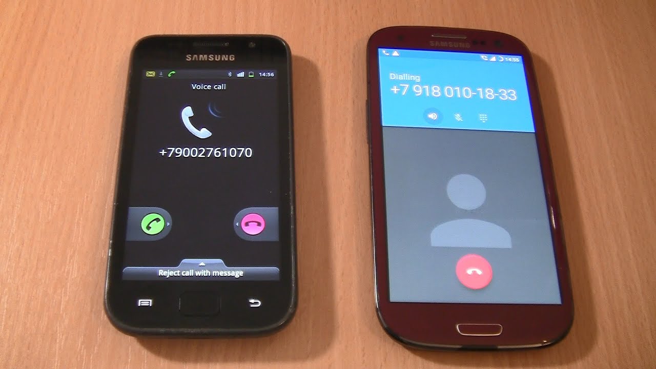 Samsung S1 android 2  Over the Horizon Incoming call &Samsung Galaxy S3  Android 6   Outgoing call