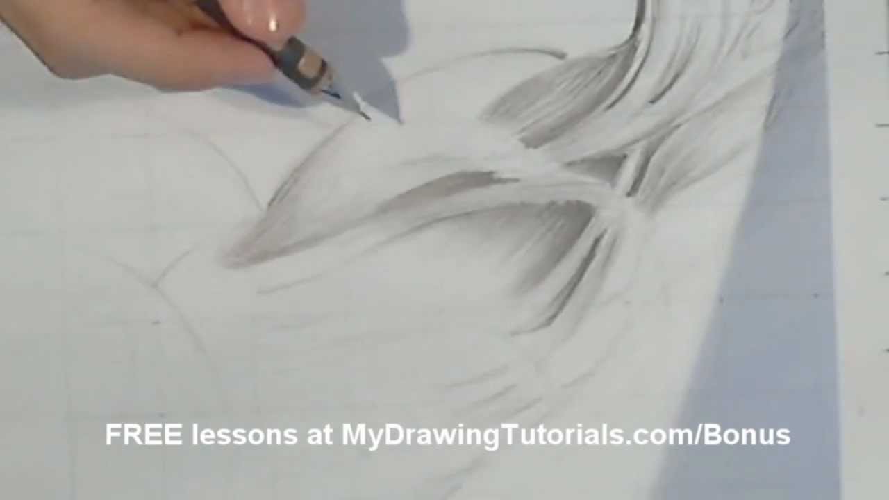 How To Draw Hair - How To Draw Blonde Curly Hair