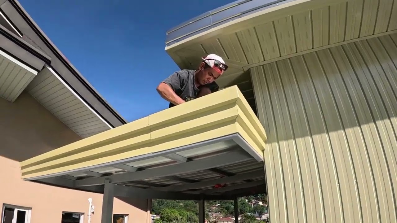 MAY ATIP NA ANG TERRACE AT MAY GRILLS NARIN| NAKAPAG LAGAY NARIN NG METAL CLADDING