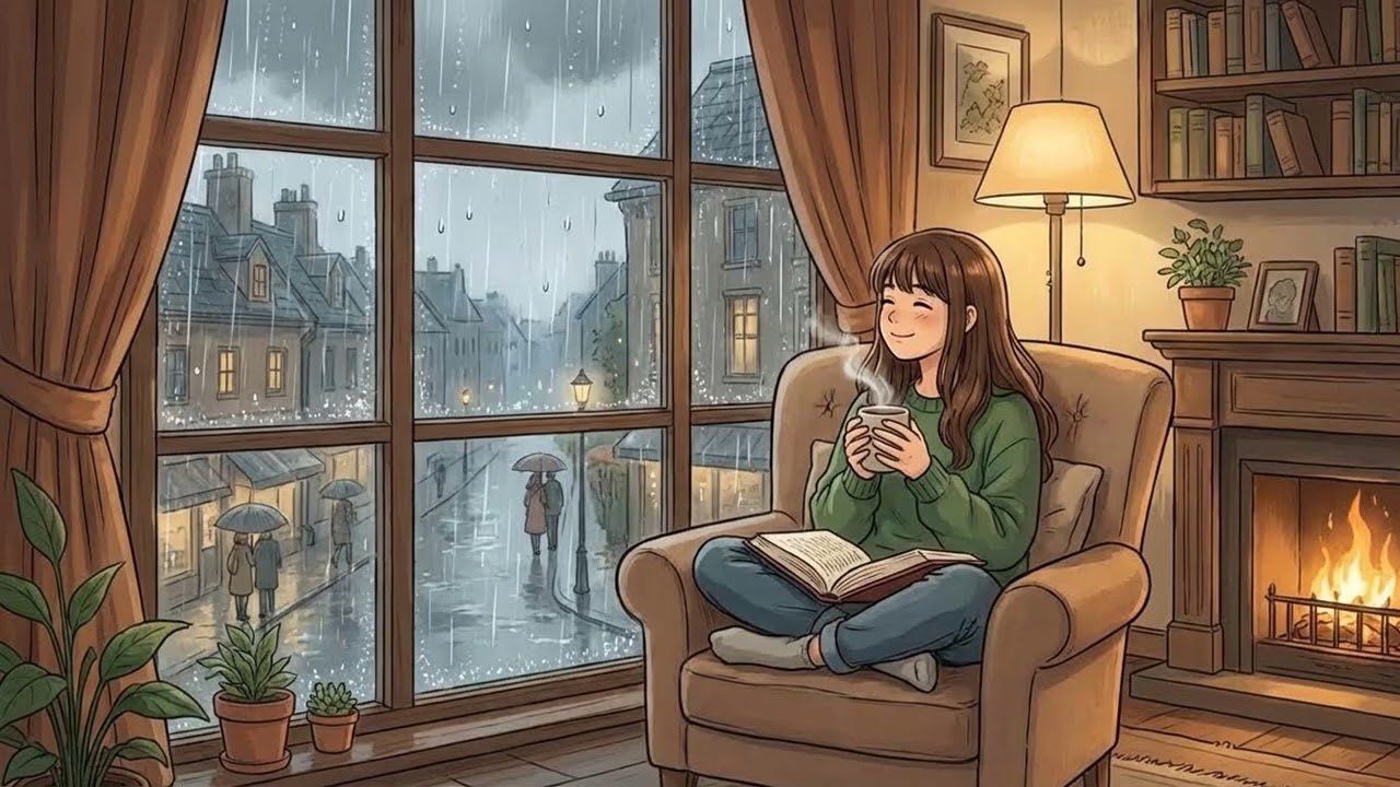 Rainy Loft Café – Chill Lo-Fi Beats for Study, Focus & Relaxation