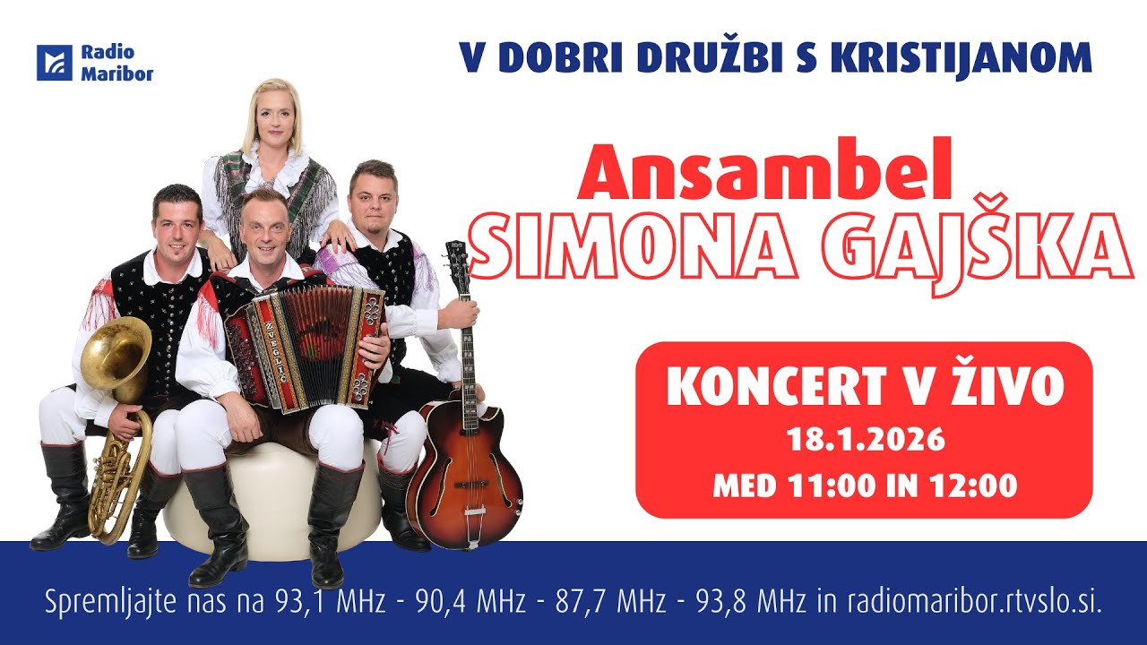 🎶 Ansambel Simona Gajška – koncert v živo | V dobri družbi s Kristijanom 🎶