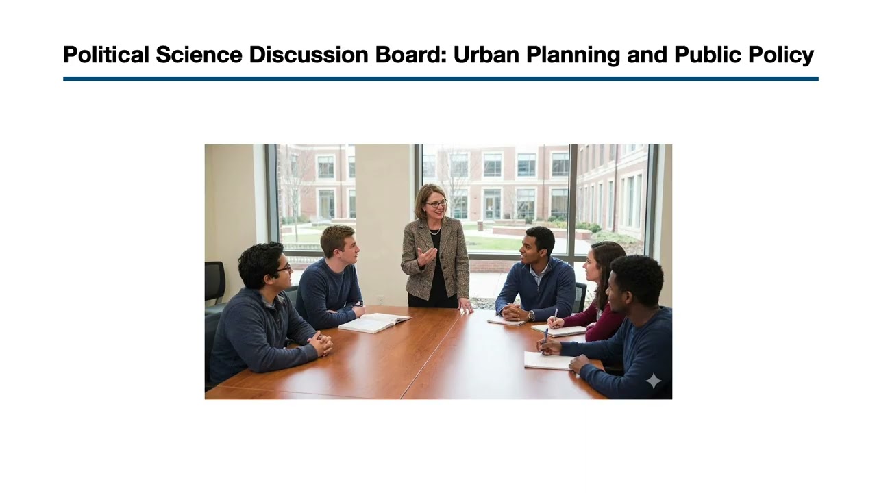 Urban planning debate