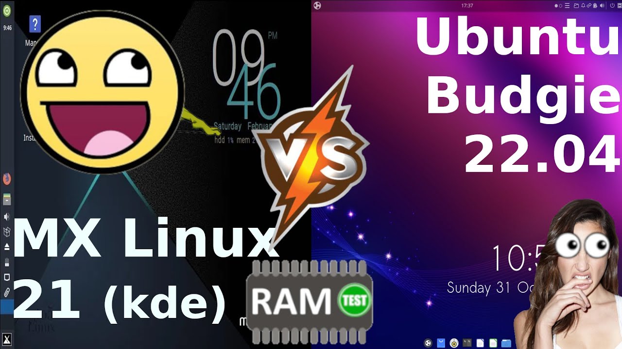 MX Linux 21 (kde) vs Ubuntu Budgie 22.04: Look and Feel