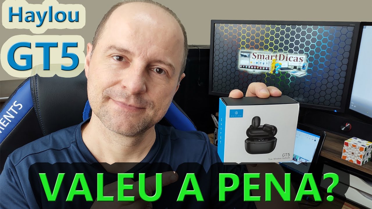Fone Haylou GT5 Unboxing e primeiras impressões