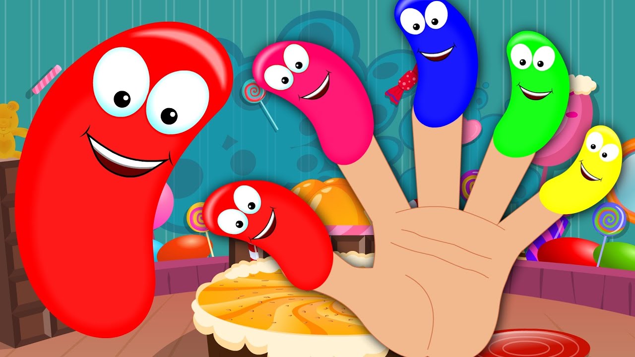 Jelly Beans Finger Family Song | Nursery Rhyme And Kids Songs