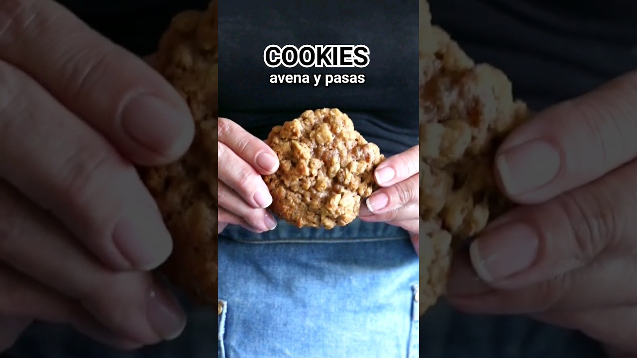 GALLETAS DE AVENA Y PASAS &iexcl;insuperables! #cookies #galletas #galletasdeavena #galletascaseras #avena