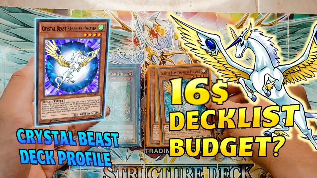 [ YUGIOH DECK PROFILE ] CRYSTAL BEAST (ほうぎょくじゅう ) OCG FORMAT。