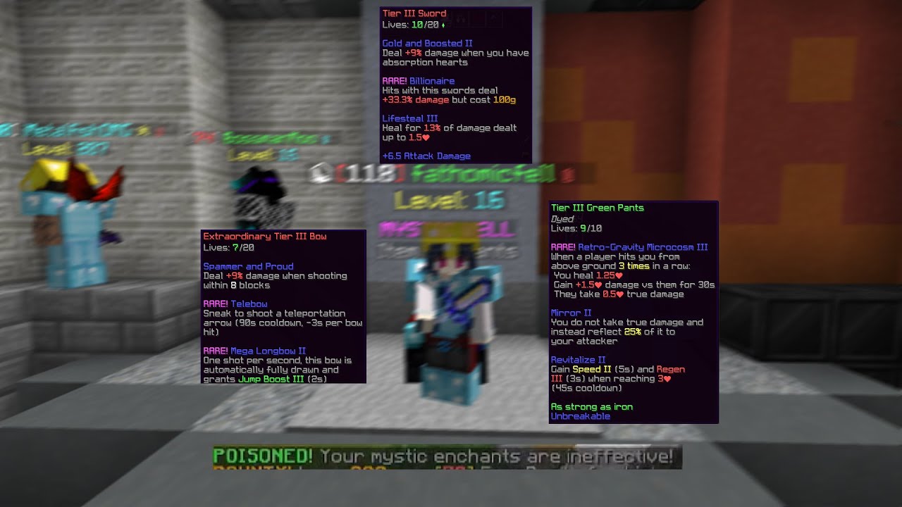 Hypixel Pit Moments 1 | Godset Fights/Killing Hunters