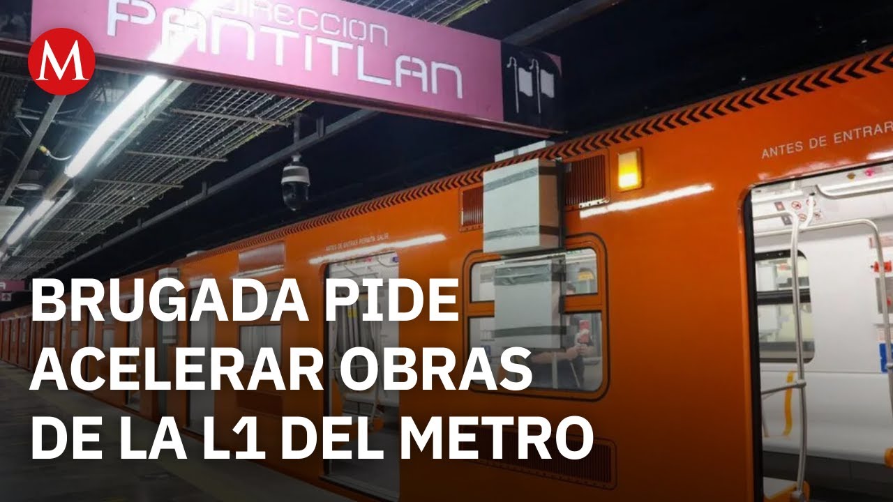 Clara Brugada pide a Adri&aacute;n Rubalcava acelerar obras de la L&iacute;nea 1 del Metro