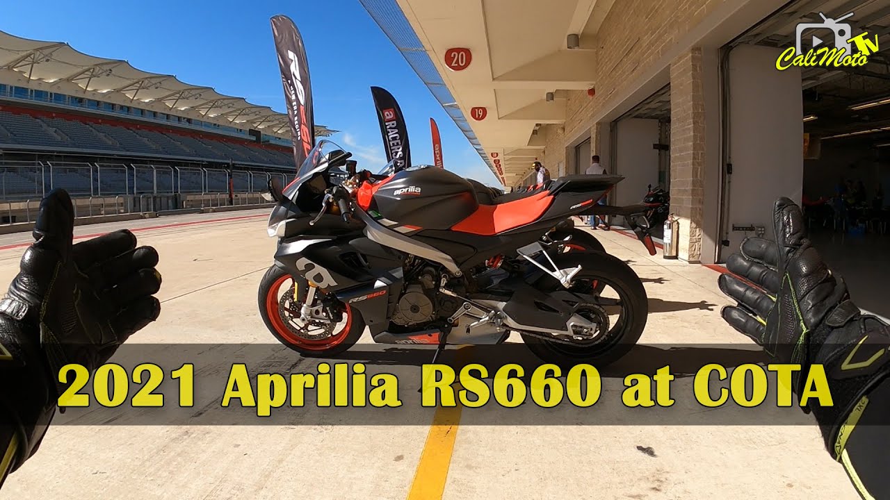 2021 Aprilia RS 660 | First Track Ride at COTA