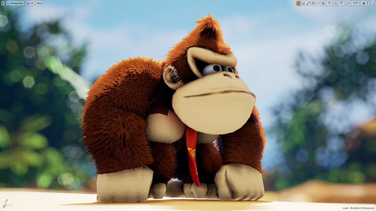 Unreal Engine 4 [4.11] Donkey Kong 64 + NeoFur plugin