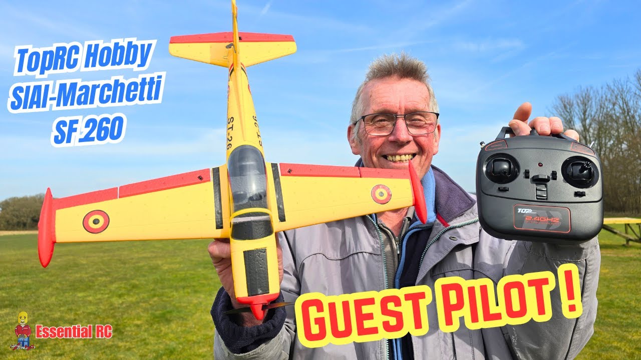 GUEST TEST PILOT ! TopRC Hobby SF260 4CH 450mm Wingspan 6-Axis Gyro Mini RC Ready to Fly Airplane