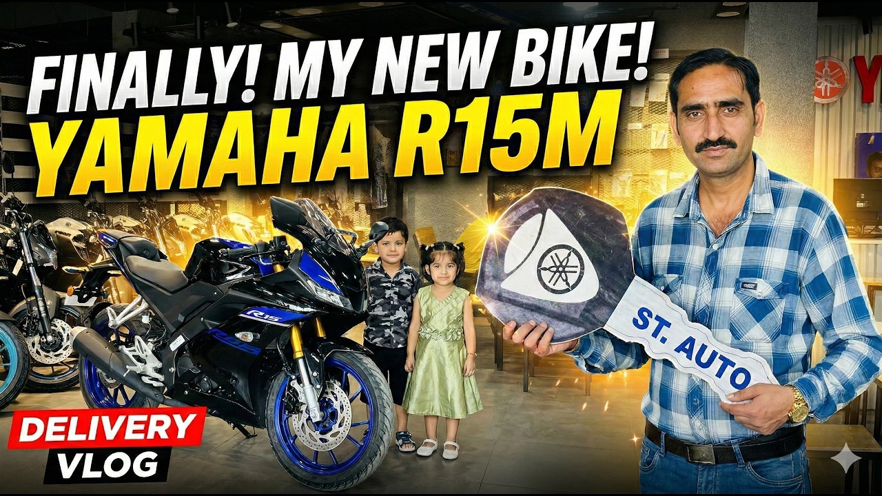 Nayi Bike Ki Delivery Leli | New Bike delivery | Yamaha R15m delivery 2026