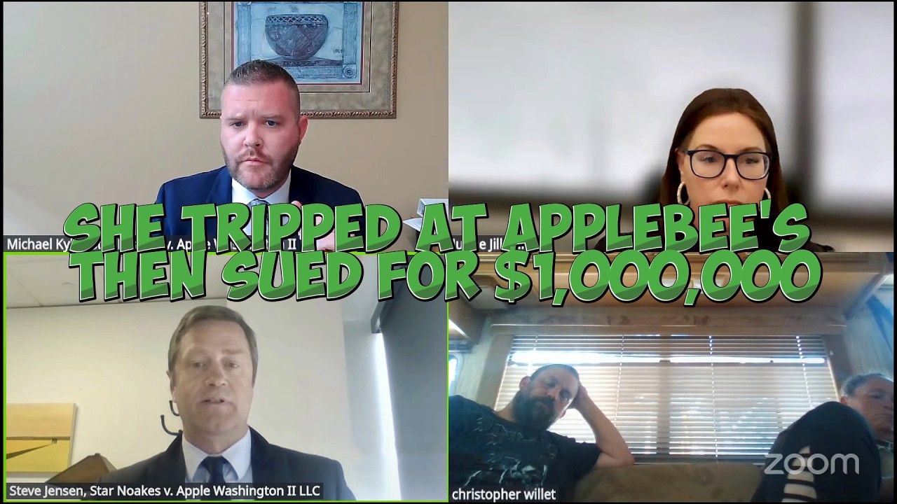 She Tripped At Applebee's Then Sued For $1,000,000!