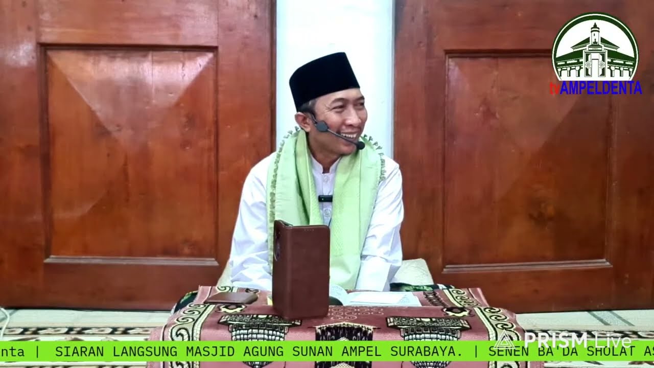 KH. MOCHAMMAD ZAINUL ARIFIN BIN ROMO KH. UMAR SAID SURABAYA. SERAMBI ROMADHON ( NGABUBURIT ).