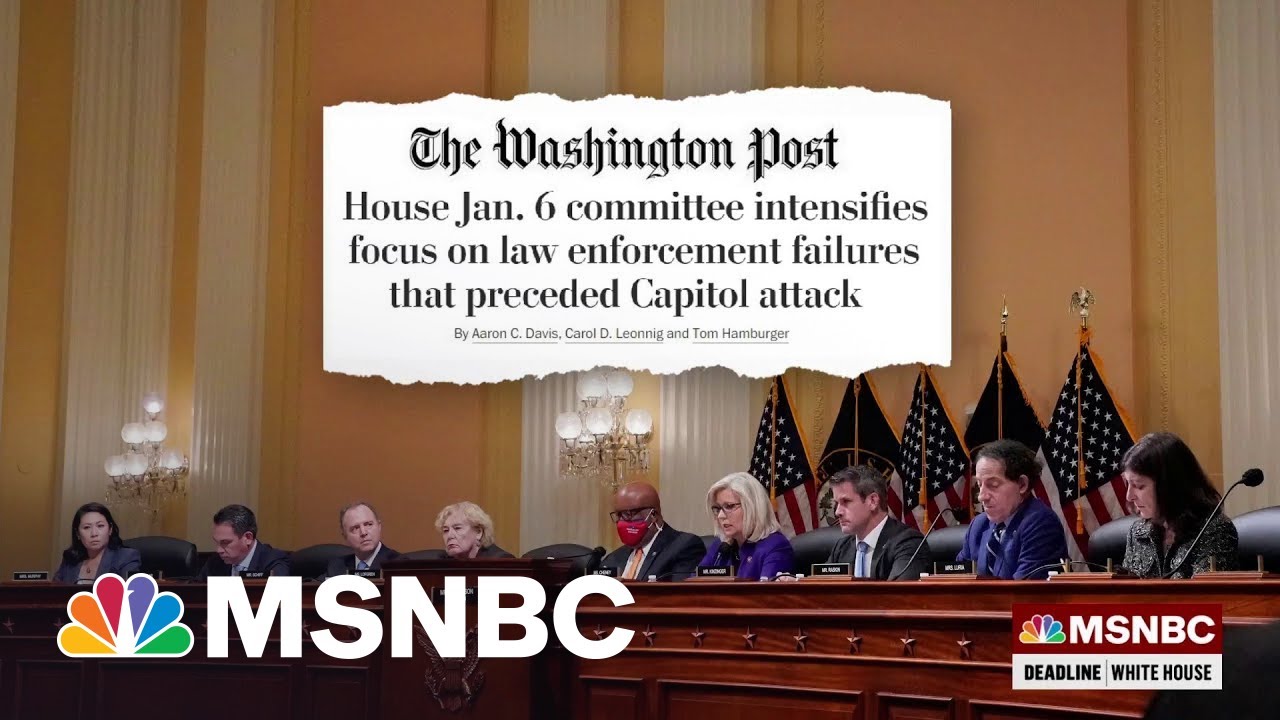 Jan. 6 Panel Intensifies Focus On Law Enforcement Failures