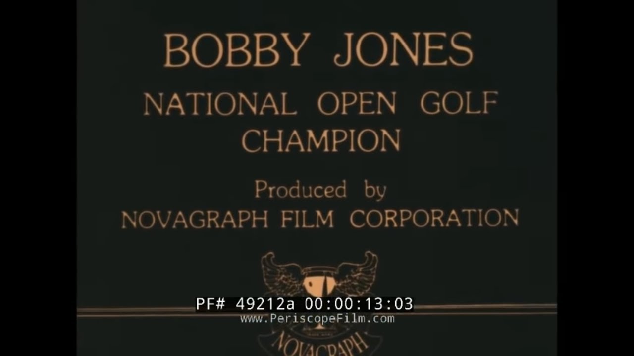 GOLFER BOBBY JONES DEMONSTRATES HIS GOLFING TECHNIQUE 49224a