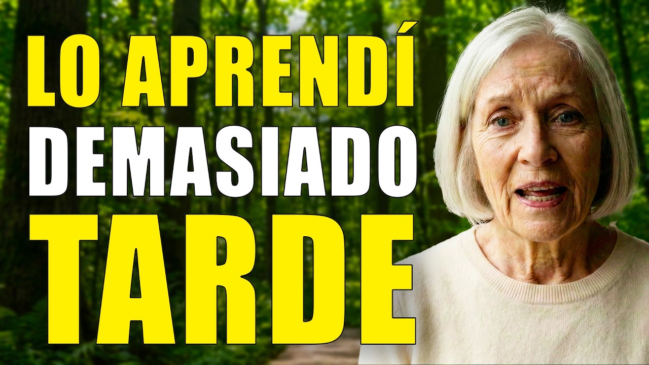 ME LLEVÓ 58 AÑOS APRENDER ESTO... TENGO 75 AÑOS Y MI FAMILIA YA NO ESTÁ (NO ESPERES MÁS).