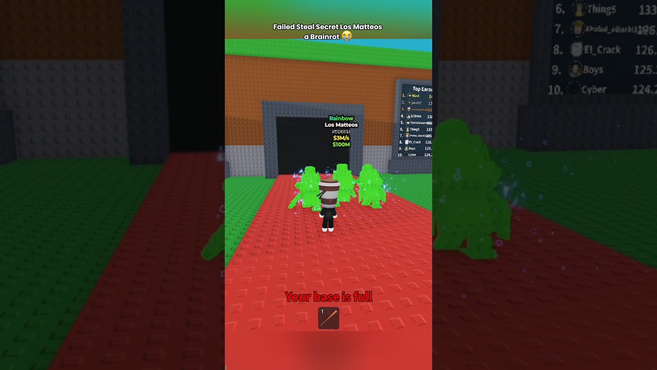 Failed Steal Secret Rainbow Los Matteos a Brainrot
