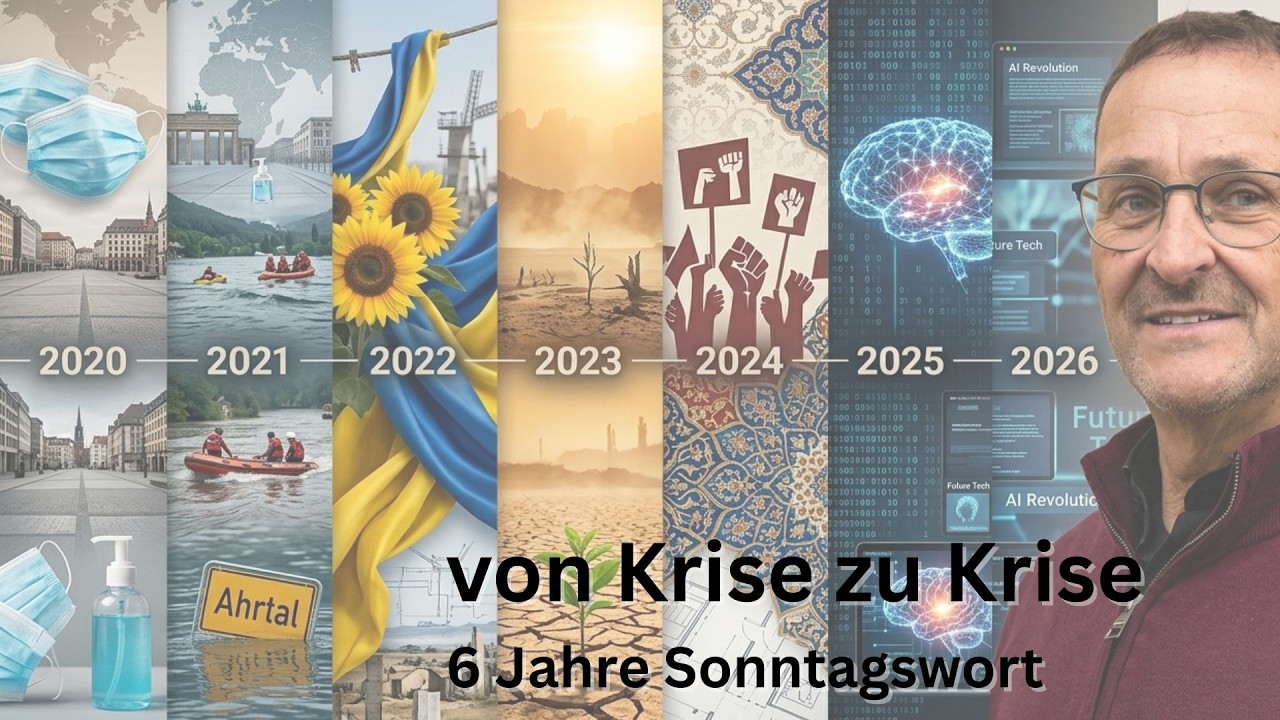 281 Sonntagswort 15.03.2026 - von Krise zu Krise | 6 Jahre Sonntagswort