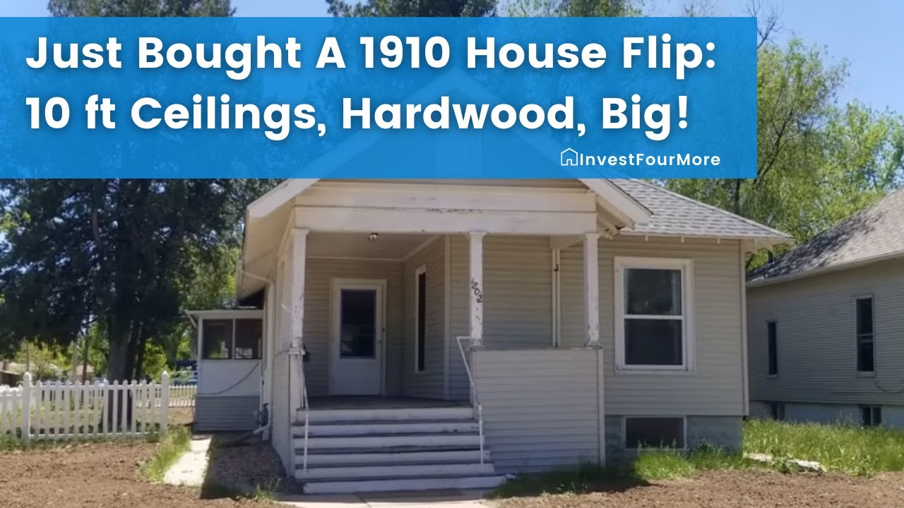 1910 House Flip With 10 Foot Ceilings, Built-ins, and Hardwood Floors Just Bought 5/26/2020