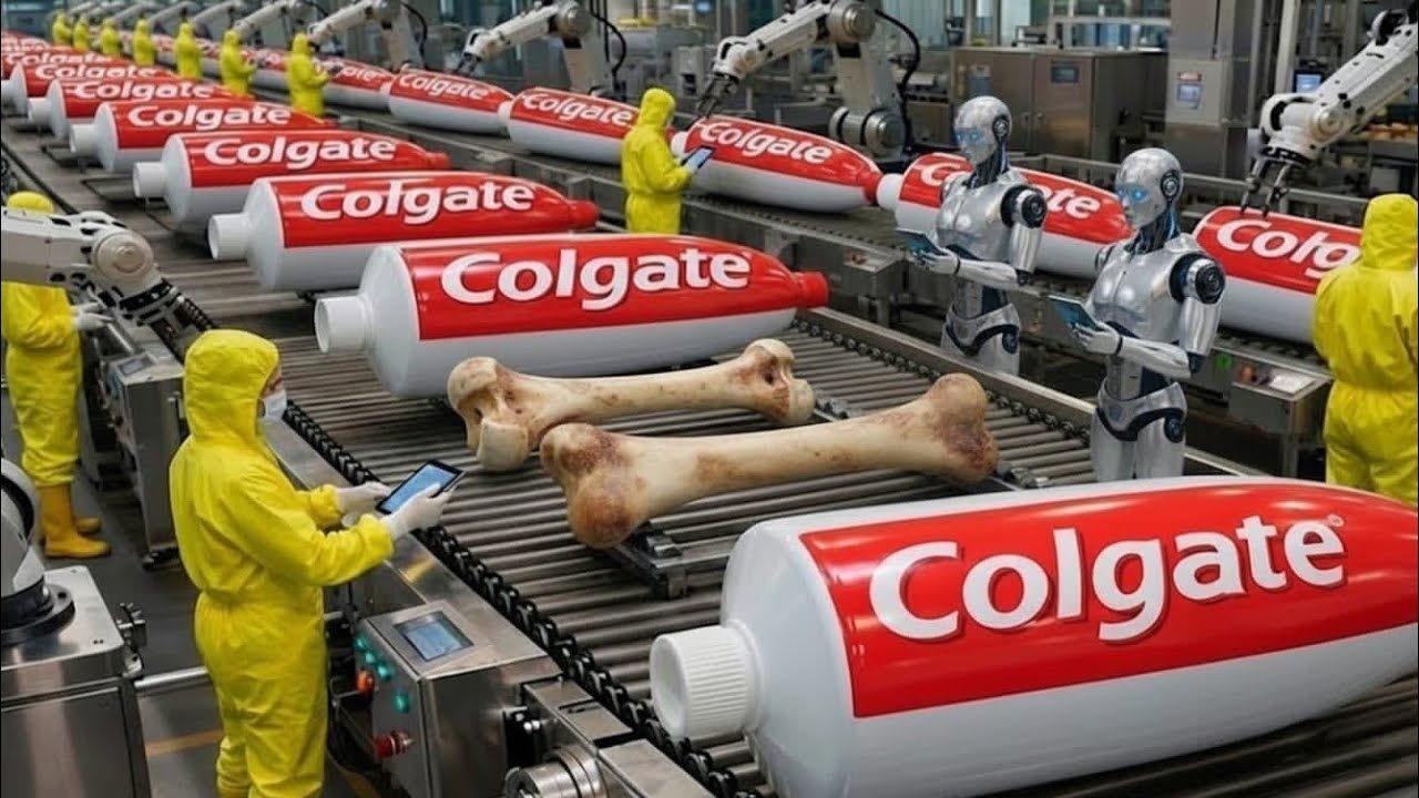 How Colgate Toothpaste Is Made in Factory | Animal Bones to Toothpaste (Full Process)