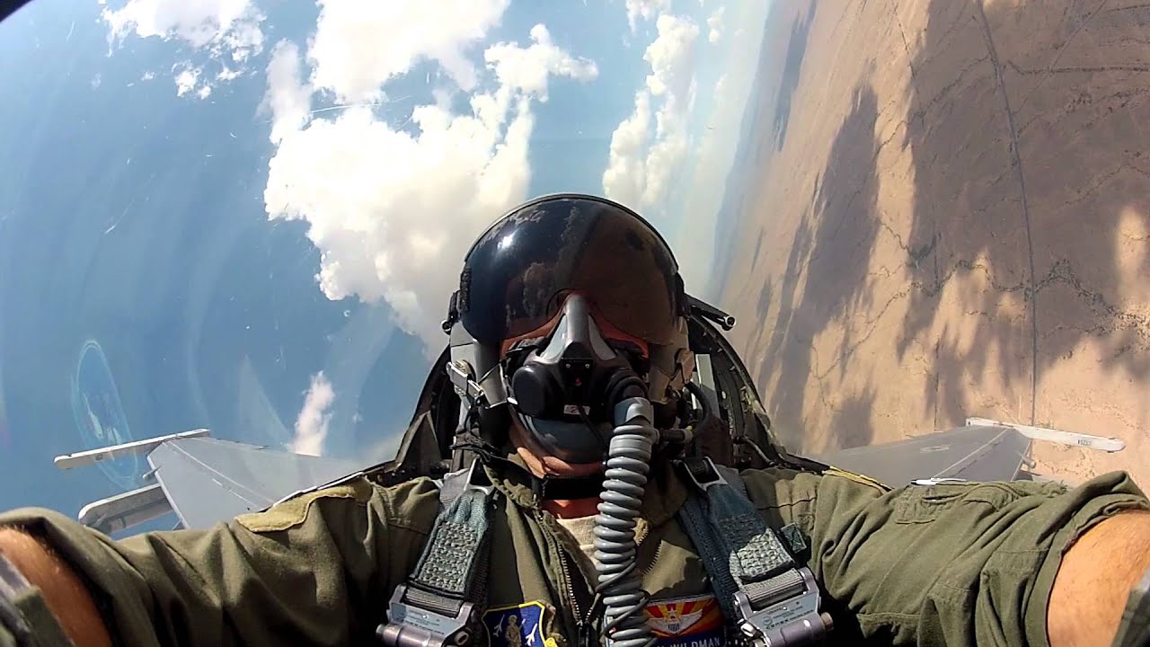 Ride-along in an F-16