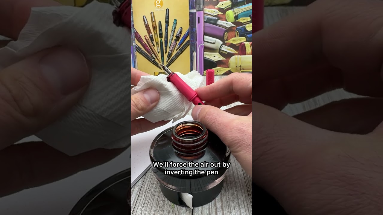 ⏰Как заправить перьевую ручку Lamy Safari менее чем за 1 минуту.