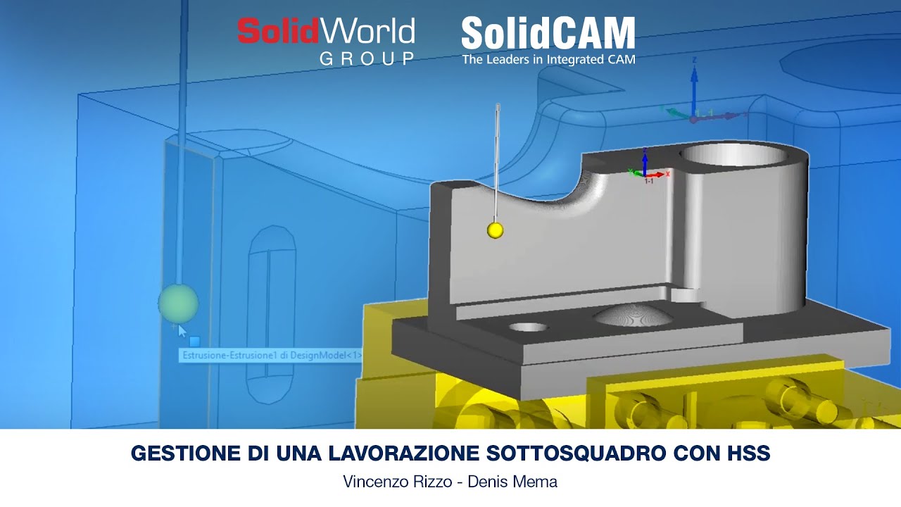 Gestione di una lavorazione sottosquadro con HSS (webinar 2022)